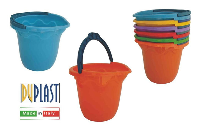 Duplast Secchio Vulcano Con Becco In Plastica Litri Variabili Per Uso Multiplo LT.7 Duplast