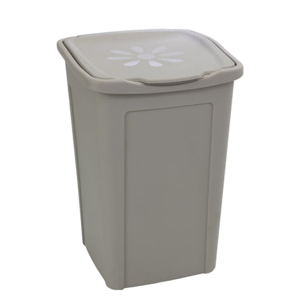 Duplast Portabiancheria Margherita Slim 35 Lt – 35X25X53H Cm Salvaspazio E Chiuso