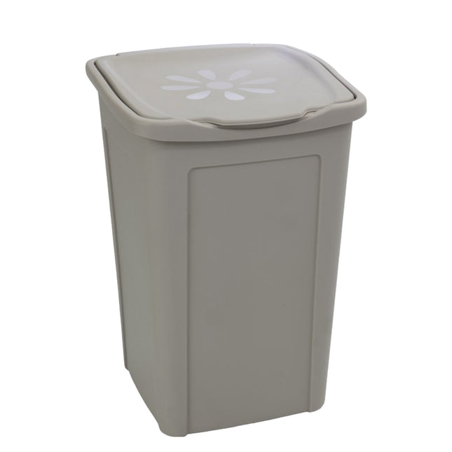 Duplast Portabiancheria Margherita Slim 35 Lt – 35X25X53H Cm Salvaspazio E Chiuso