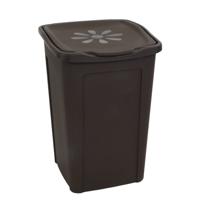 Duplast Portabiancheria Margherita Slim 35 Lt – 35X25X53H Cm Salvaspazio E Chiuso