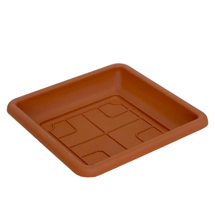 Duplast Vaso Vulcano Quadrato Colore Terracotta cm. 32x32 / 40x40 / 44x44 Made in Italy Duplast