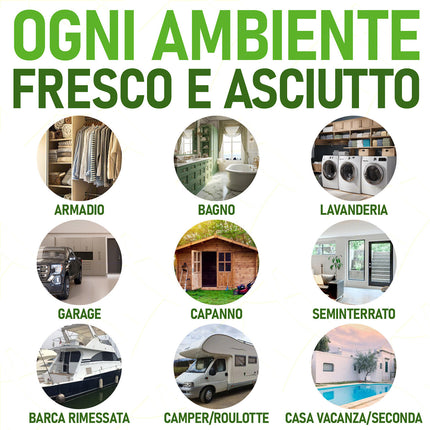 Irge Deumidificatore Con Appendino 500Ml Anti-Umidità