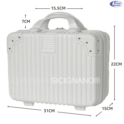 Beauty Case Rigido con Lucchetto a Combinazione 31cm Ecore Home