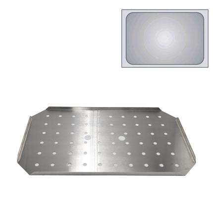 Comas Doppio Fondo Gastronorm Gn 1/1 Forato In Acciaio Inox 53X32.5 Cm