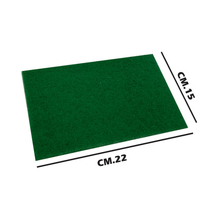 Fibra Abrasiva Professionale Verde 22x16 cm | Confezione 10 Pezzi EasyBrill