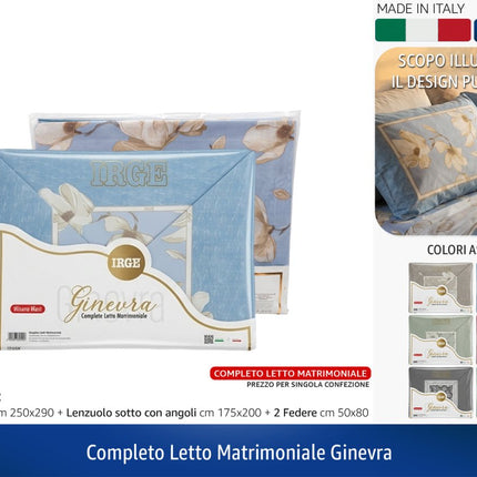 COMPLETO LETTO MATRIMONIALE GINEVRA Irge