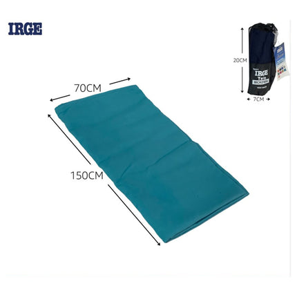 IRGE Telo Doccia/Fitness Microfibra 70x150 cm con Sacchetto a Rete Irge
