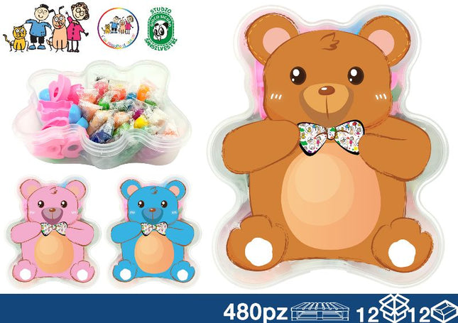 Plastilina Forma Orso Cm.18X16 Cf.24 Pz. + 12 Formine EOL Distribuzione