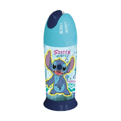 Borraccia Sport Space 280 ml per Bambini – Chiusura Sicura, Leggera, con Fantasie Pokemon, Stitch, Mickey, Minnie, Spiderman EOL Distribuzione