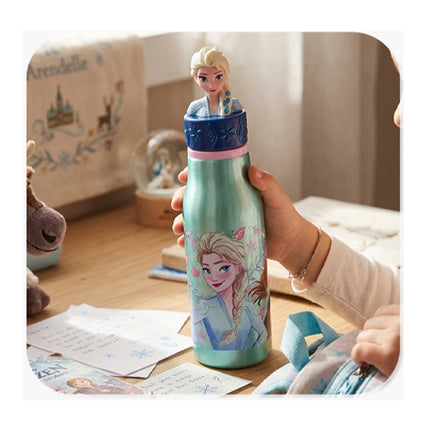 Borraccia Alluminio 3D Bambini 690ml Minecraft Stitch Spiderman Frozen Mickey