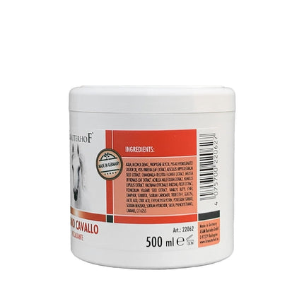 Kräuterhof Gel Naturale per Dolori Muscolari Articolari, Balsamo Cavallo per Uso Umano, 250 ml / 500 ml, Effetto Riscaldante, con Estratti Vegetali Kräuterhof