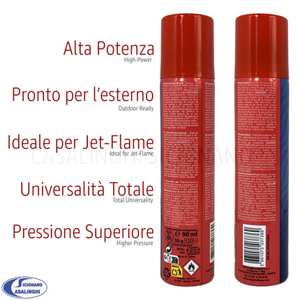 Silver Match Ricarica Gas Universale 90ml – Formula Near Zero Impurities Polyflame