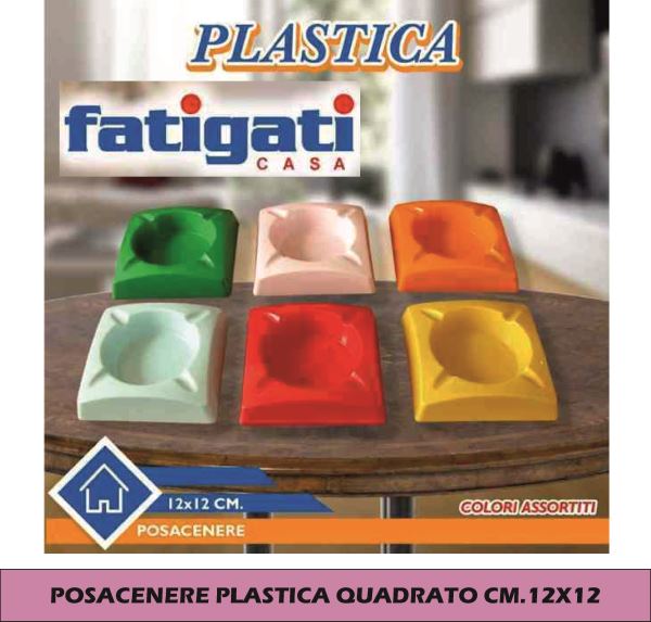 Posacenere in Plastica dal Design Geometrico per Interni ed Esterni, Stile Moderno