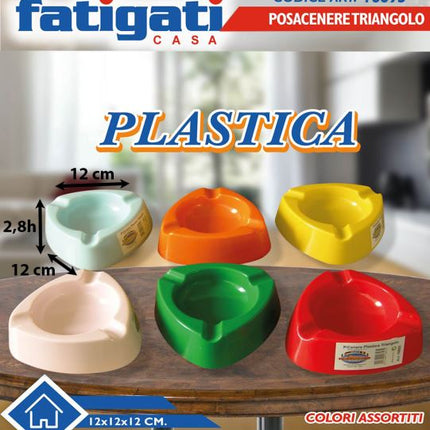 Posacenere in Plastica dal Design Geometrico per Interni ed Esterni, Stile Moderno