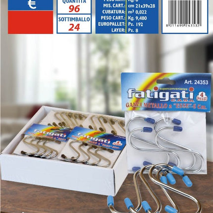 Ganci Forma S Set 4 Pz. Cm.7 Fatigati