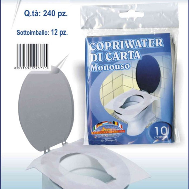 Copriwater di carta monouso