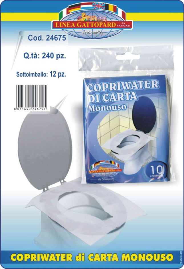 Copriwater di carta monouso Fatigati