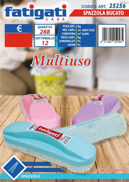 Spazzola Bucato Multiuso Col. Ass.-8011690252565
