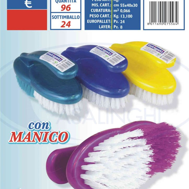 SPAZZOLA BUCATO CON MANICO
