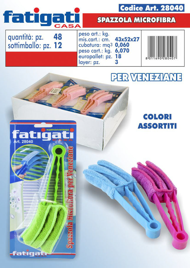 SPAZZOLA IN MICROFIBRA PER VENEZIANE Fatigati