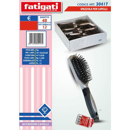 Spazzola per Capelli Ricci e Lisci con Design Compatto e Fashion con Fiocchi