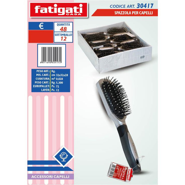 Spazzola per Capelli Ricci e Lisci con Design Compatto e Fashion con Fiocchi