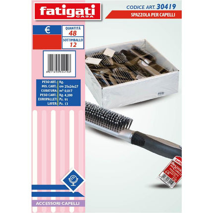 Spazzola per Capelli Ricci e Lisci con Design Compatto e Fashion con Fiocchi