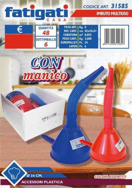 Imbuto Multiuso Con Manico Cm.34-8011690315857