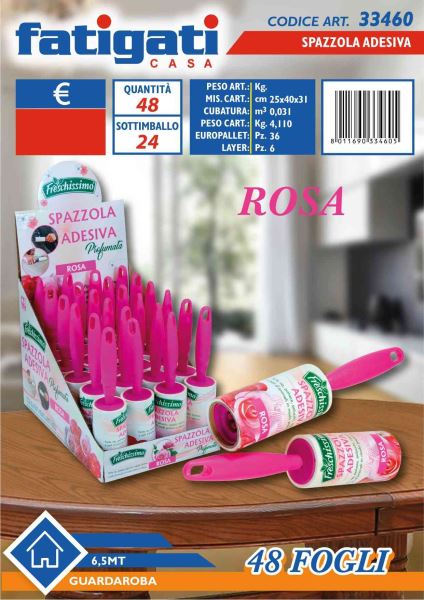 Spazzola Adesiva 48 Fogli Mt.6