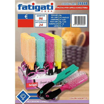 Spazzola per Capelli Ricci e Lisci con Design Compatto e Fashion con Fiocchi