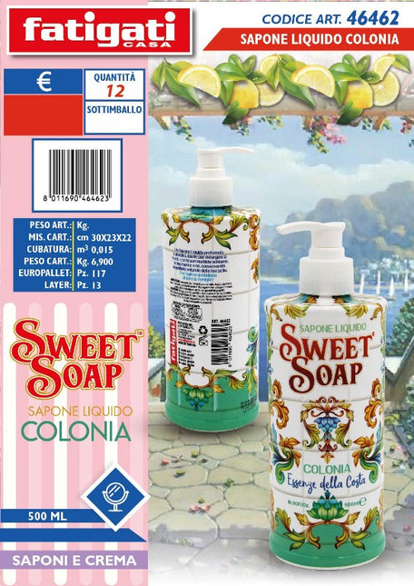SAPONE LIQUIDO ML.500 COLONIA SWEET Fatigati