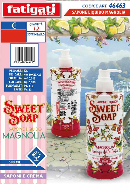 SAPONE LIQUIDO ML.500 MAGNOLIA SWEET Fatigati