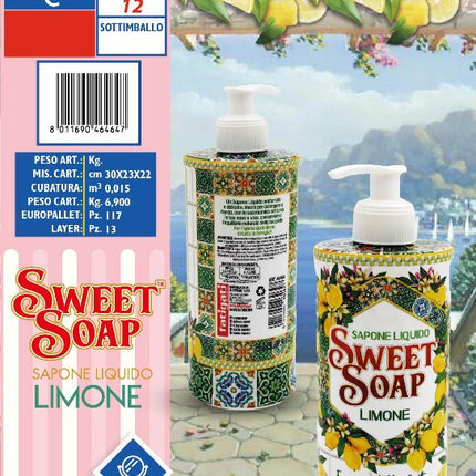 SAPONE LIQUIDO ML.500 LIMONE SWEET Fatigati