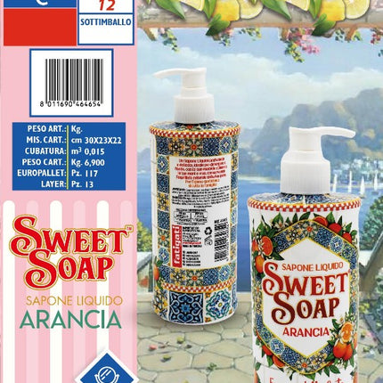 SAPONE LIQUIDO ML.500 ORANGE SWEET Fatigati