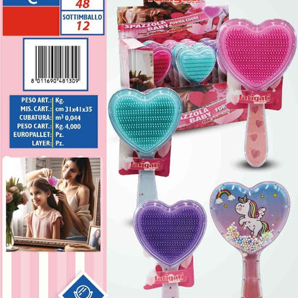 SPAZZOLA BABY FORMA CUORE Fatigati