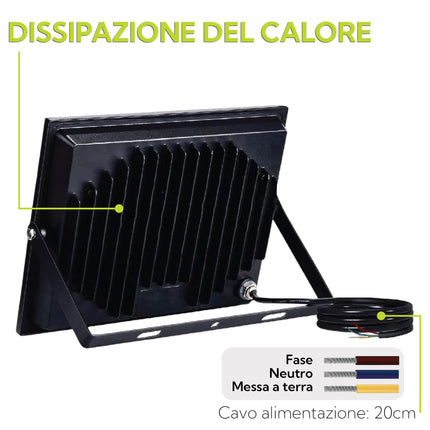 Proiettore Led 30W 4000K 2400Lm eQuickly