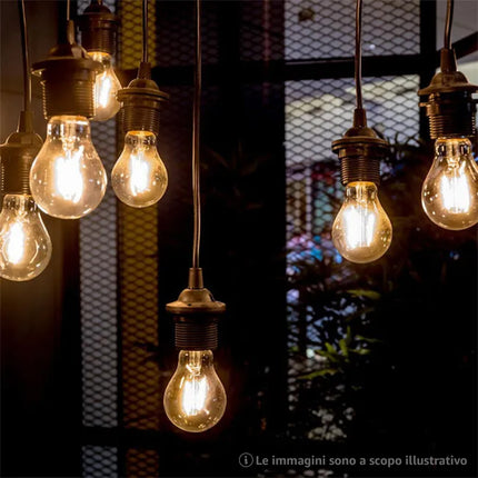 Lampadina LED E27 a Filamento 10W | Luce Naturale 4000K | Design Vintage & Alta Luminosità eQuickly