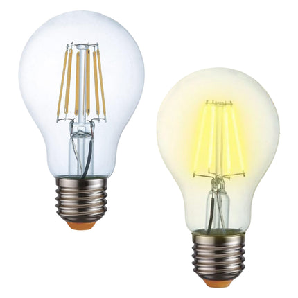 Lampadina LED E27 Filamento Bulbo A60 12W | Luce Calda 2700K | 1200 Lumen Kit da 2 (Convenienza) eQuickly
