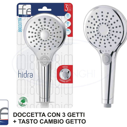 Doccetta Doccia Cromo 3 Funzioni C/Switch Hidra-8033237847225