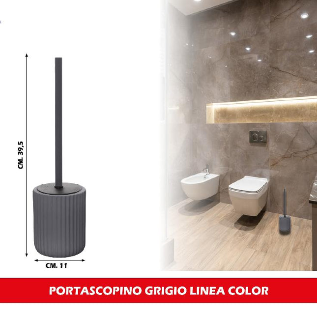 Feridras Portascopino in Ceramica Linea Color, Linea Texas, Linea London e Linea Arizona per il bagno elegante Feridras