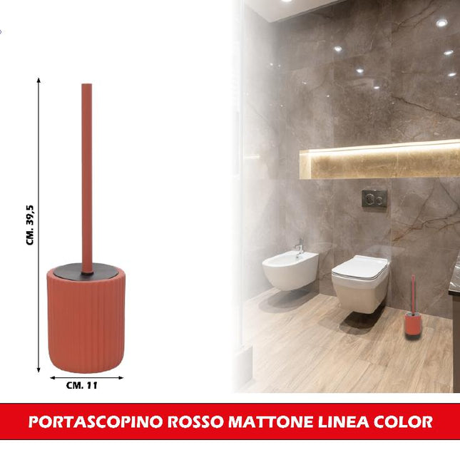 Portascopino in Ceramica Linea Color, Linea Texas, Linea London e Linea Arizona per il bagno elegante