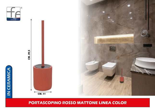 Portascopino in Ceramica Linea Color, Linea Texas, Linea London e Linea Arizona per il bagno elegante Feridras