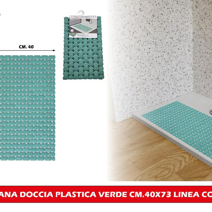 Pedana Doccia Plastica Cm.40X73 Linea Color