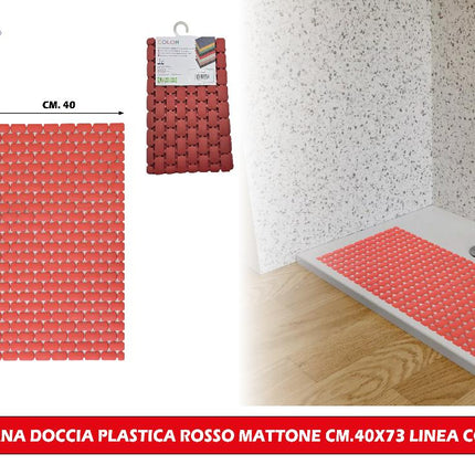 Pedana Doccia Plastica Cm.40X73 Linea Color