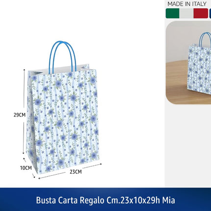 Busta Carta Regalo Cm.23X10X29H Mia Florio