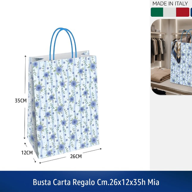 Busta Carta Regalo Cm.26X12X35H Mia Florio