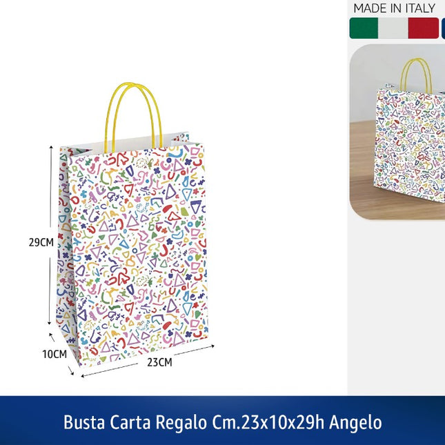 Busta Carta Regalo Cm.23X10X29H Angelo Florio