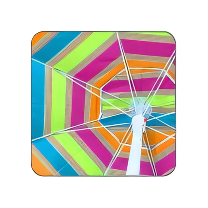 Ombrellone Spiaggia Antivento (Fibra di Vetro) – Set Anti-Sabbia Multicolor (Tinte Calde) BTX