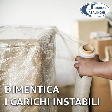 Casalinghi Sicignano Film Estensibile Manuale Trasparente per Imballaggi 1-3-6 Bobine 2,6kg 50cm Anima Ø4,7cm Casalinghi Sicignano