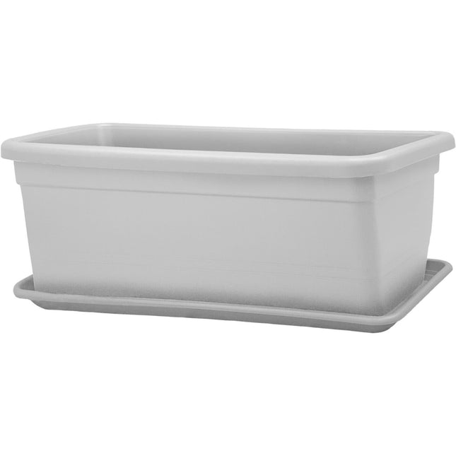Fioriera Anthea Grande Rettangolare Con Sottovaso 80-100 Cm